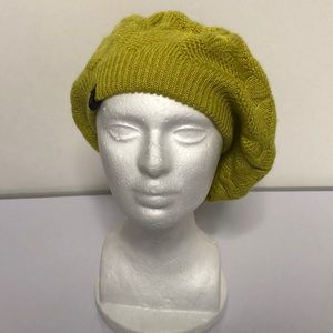 Burton Neon Yellow Slouchy Knit Barrette